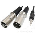 Adattatore da 3,5 mm Conect XLR Mini XLR